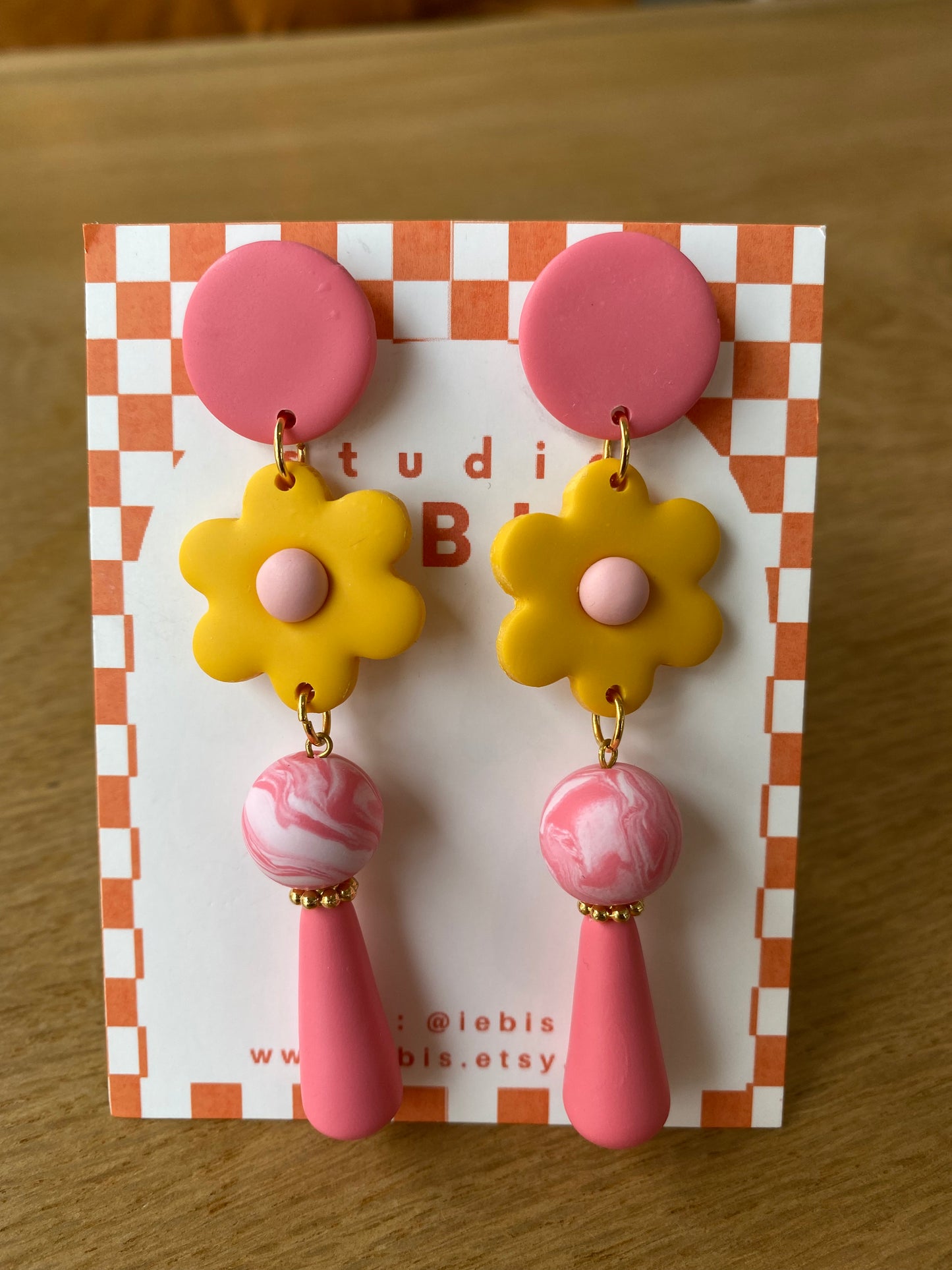 Boucles Rose pâquerette
