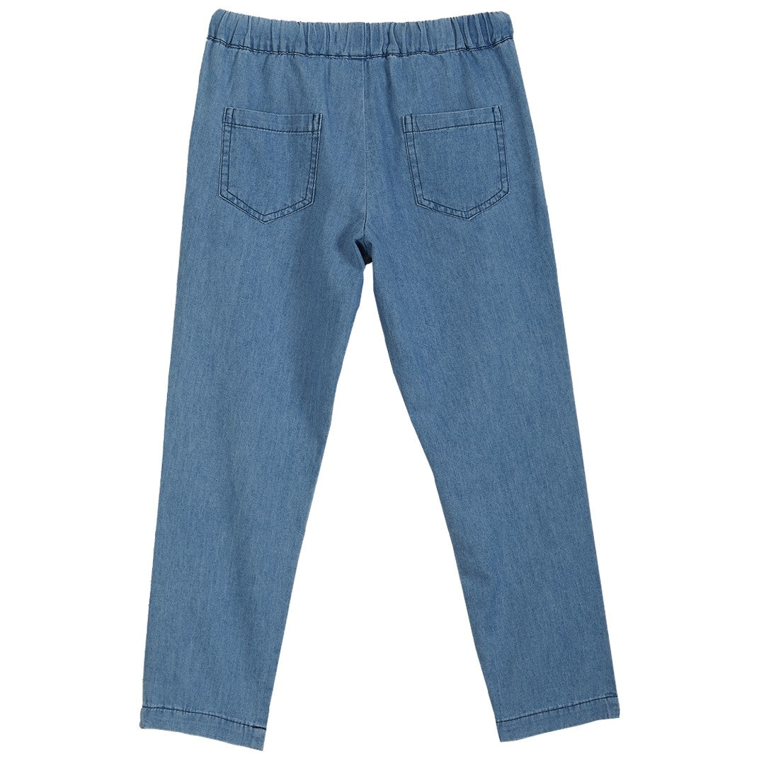 Reste 1 ! Pantalon en coton chambray
