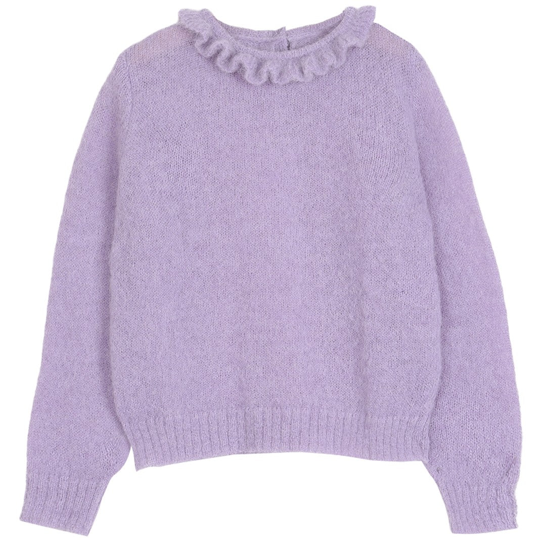 Pull Alpaga parme