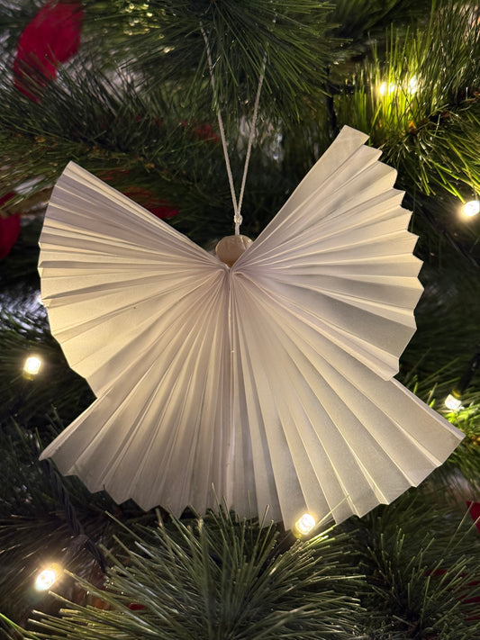 Ange de Noël en papier