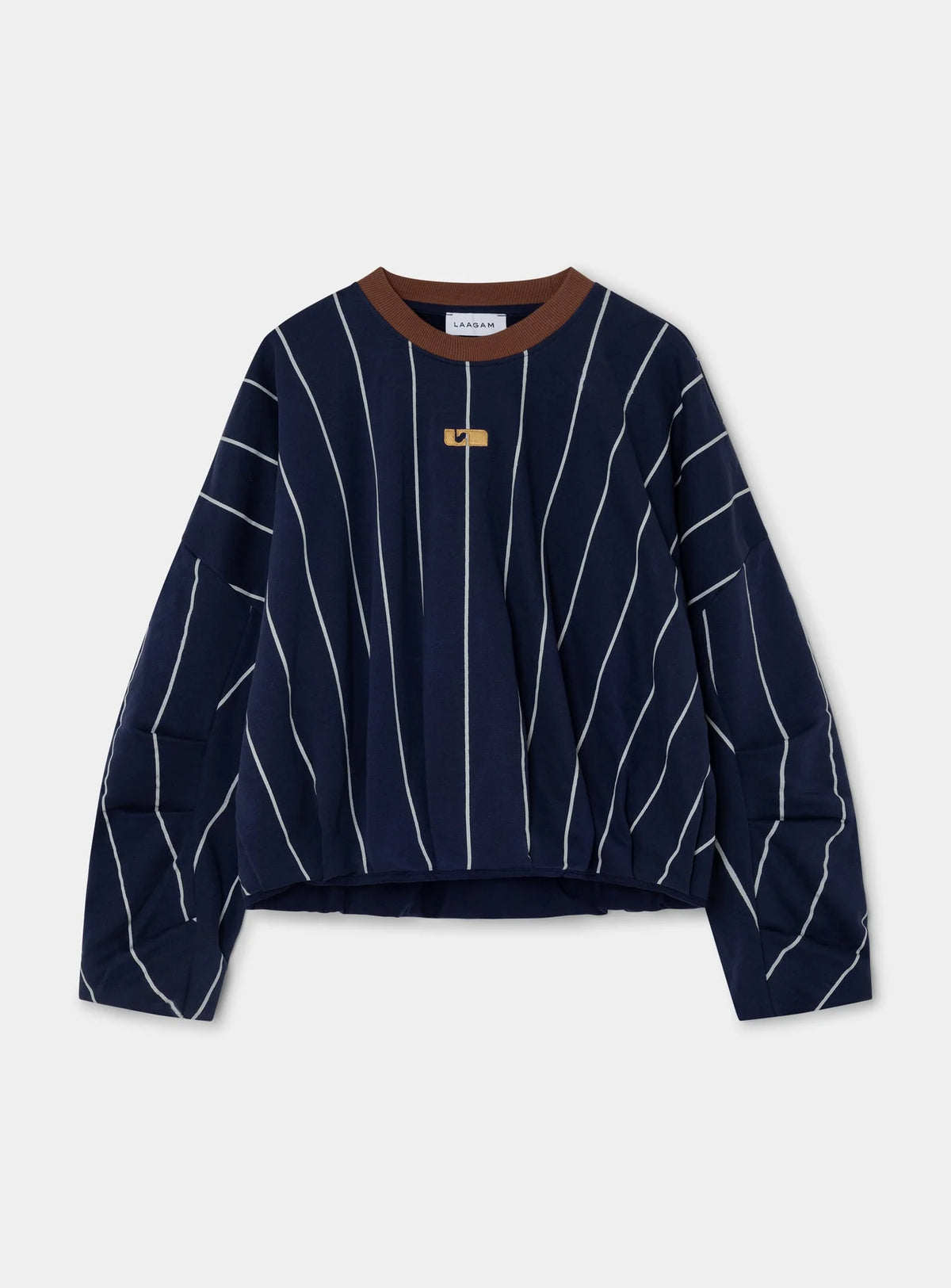 Kelly Navy Striped Sweatshirt Laagam