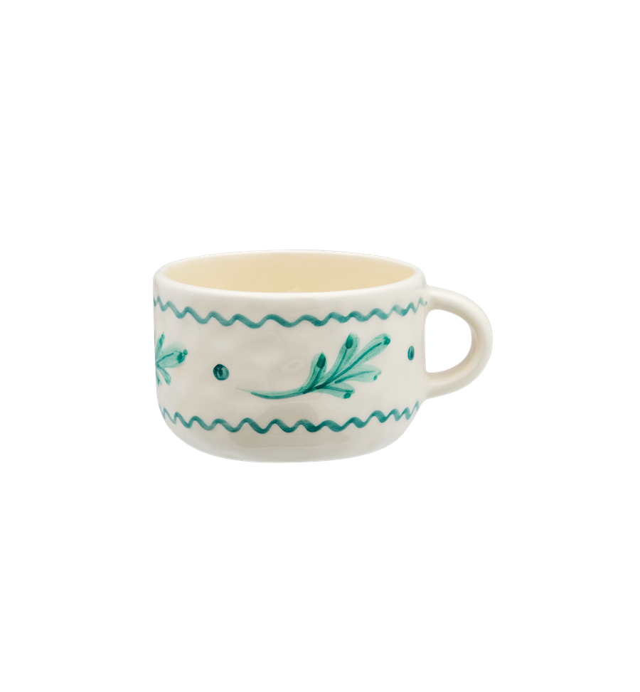 Mug Cappuccino Feuille