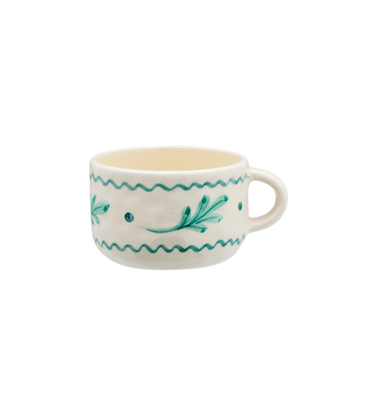 Mug Cappuccino Feuille
