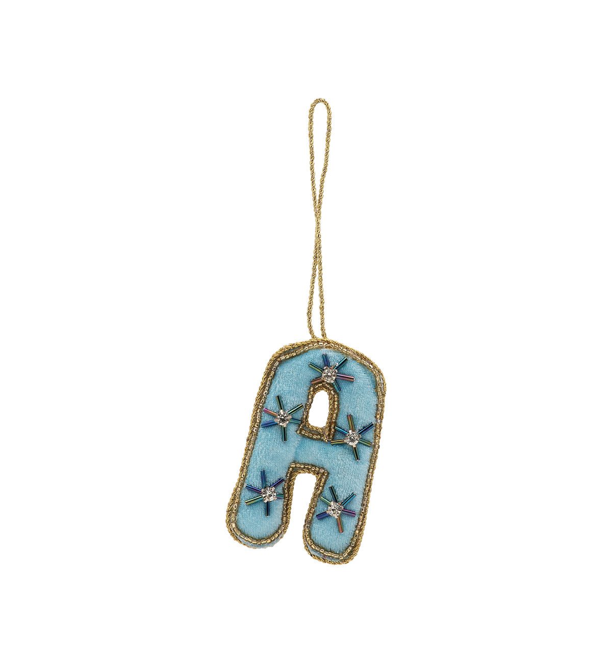 Ornement initial en perles