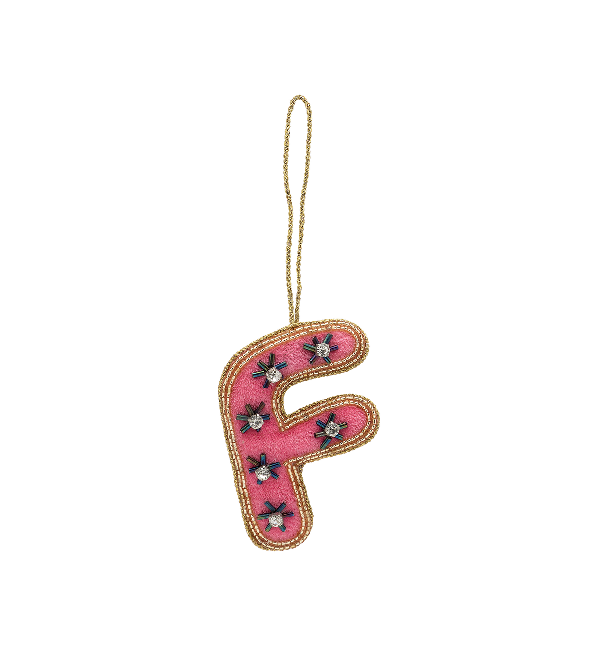 Ornement initial en perles