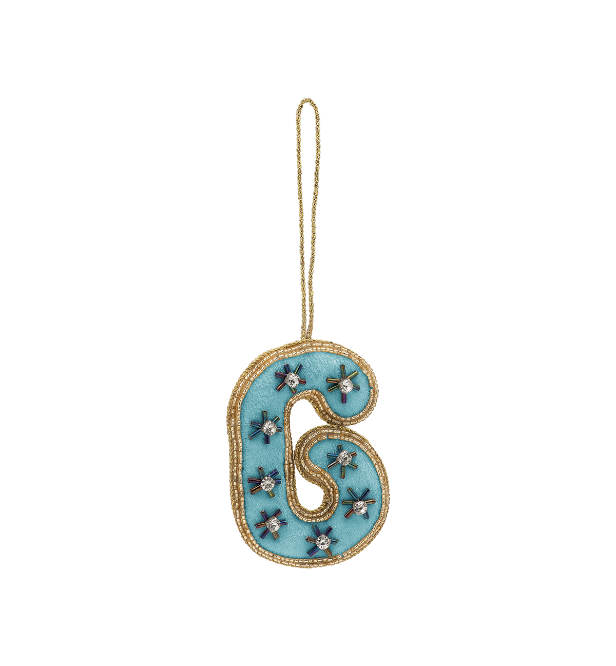 Ornement initial en perles