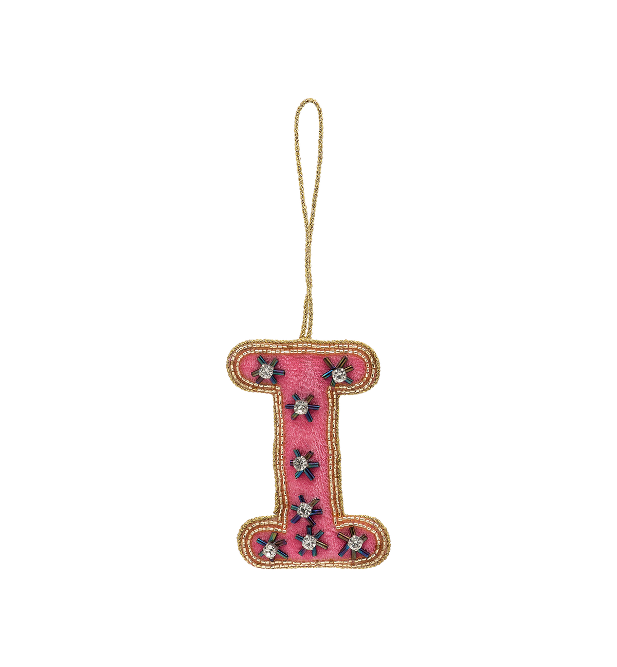 Ornement initial en perles