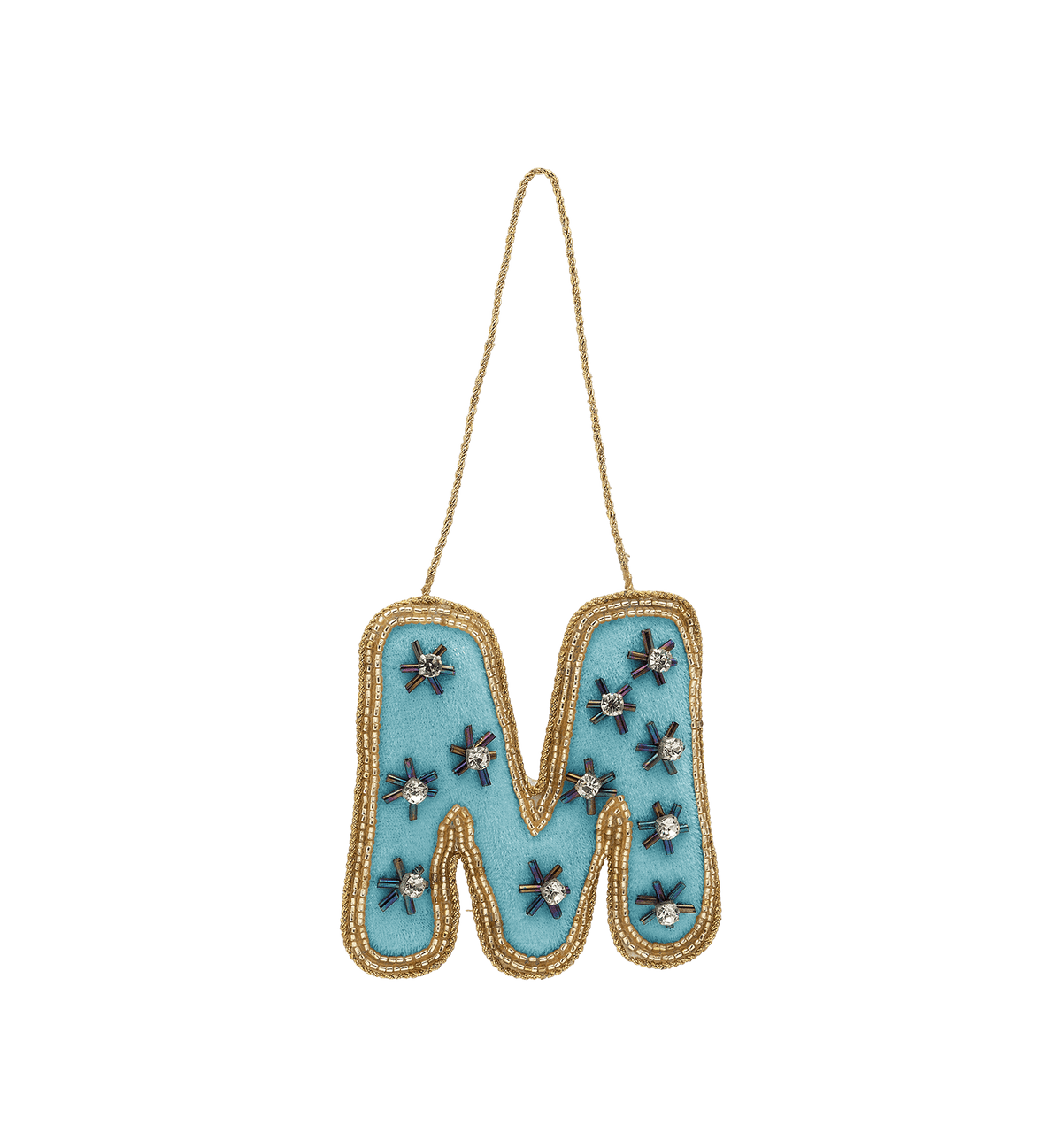 Ornement initial en perles