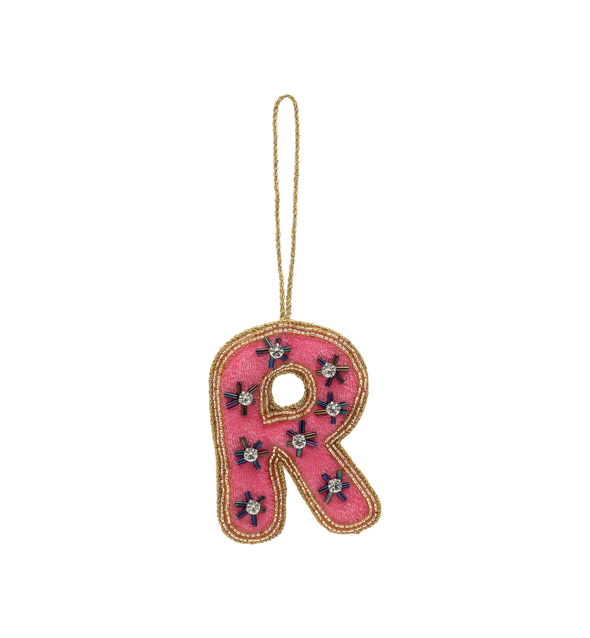 Ornement initial en perles