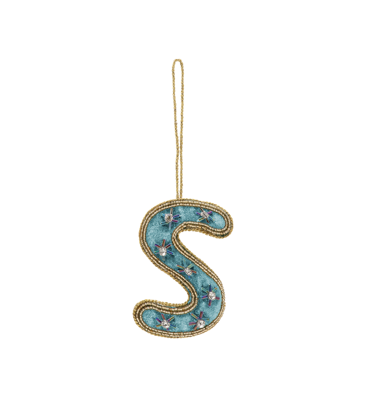 Ornement initial en perles