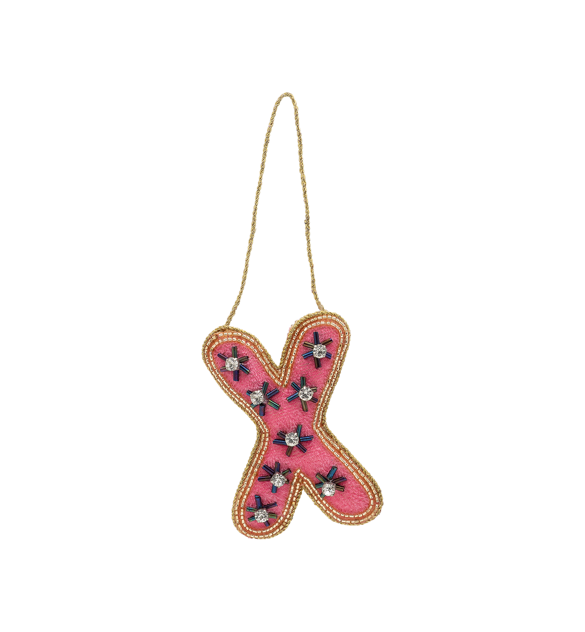 Ornement initial en perles