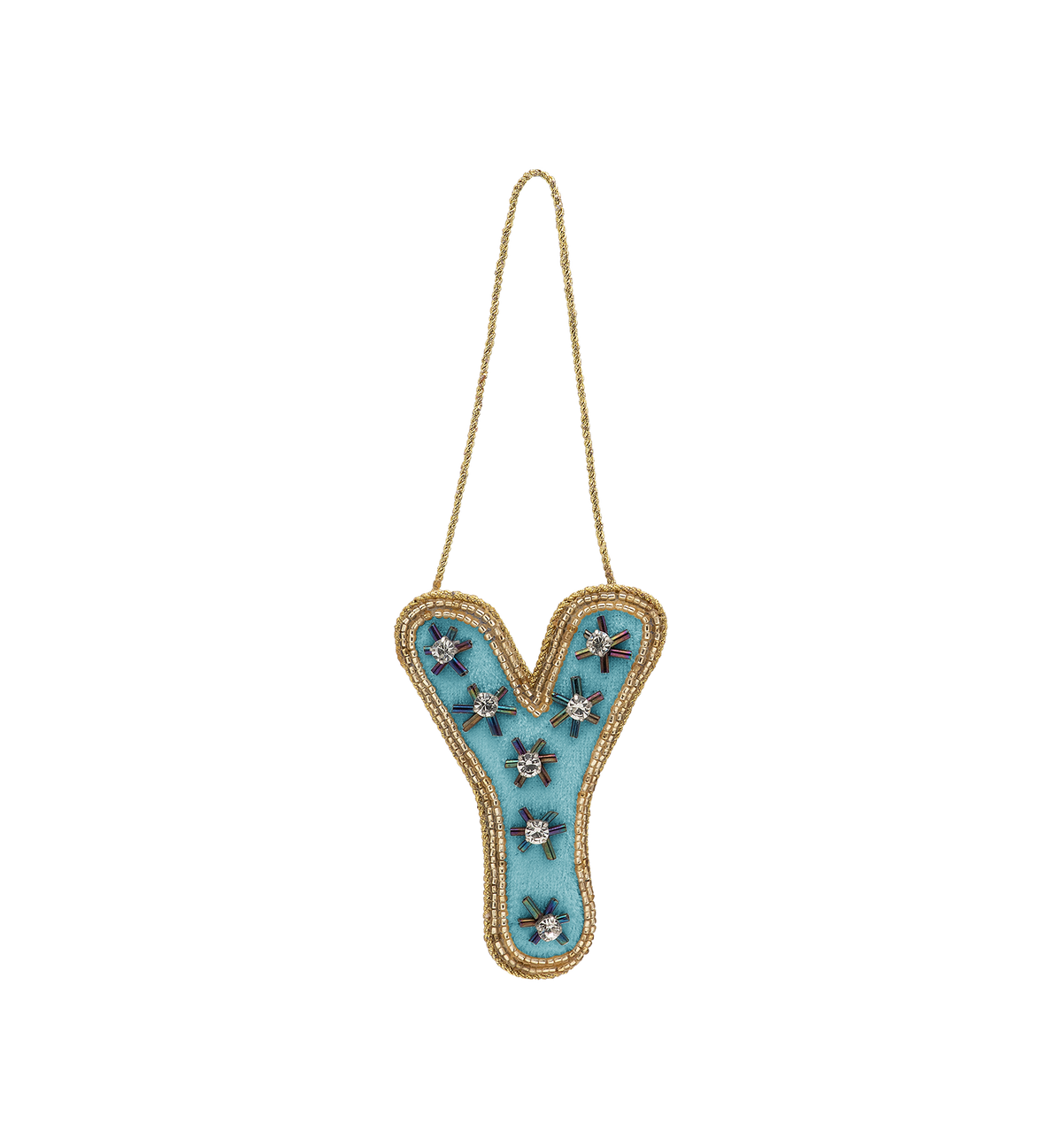 Ornement initial en perles
