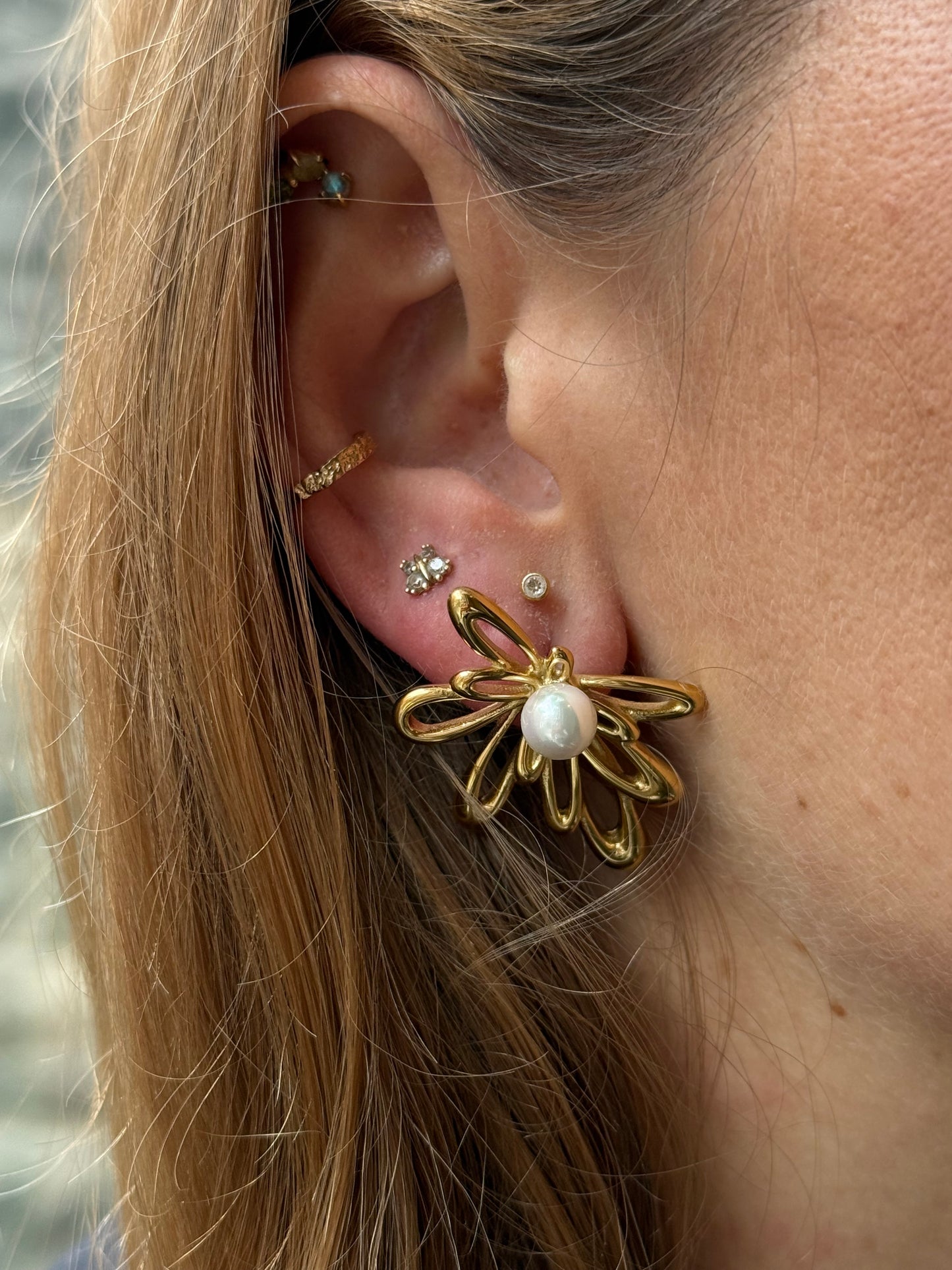 Boucles d’oreilles perle