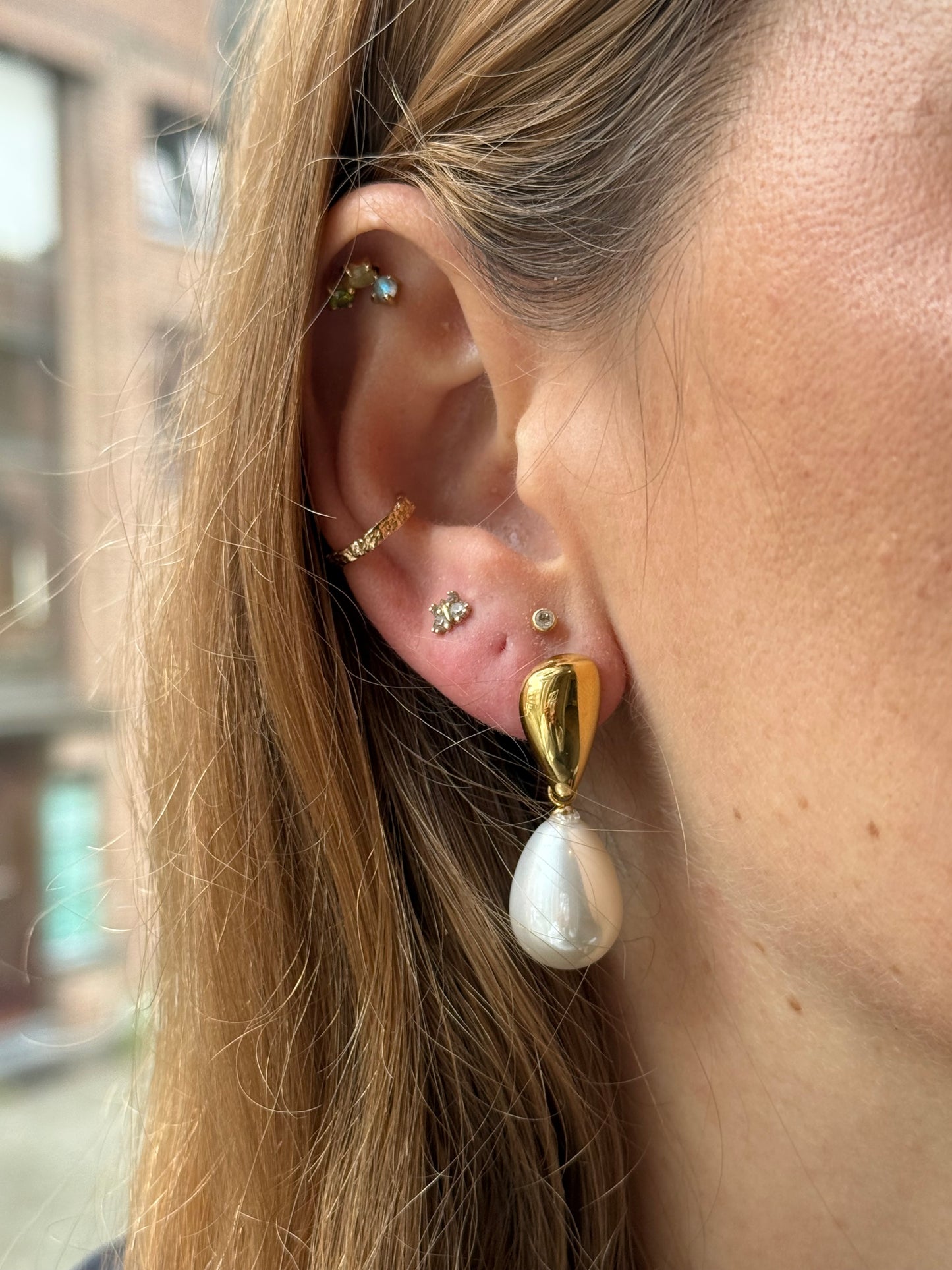 Boucles d’oreilles perle