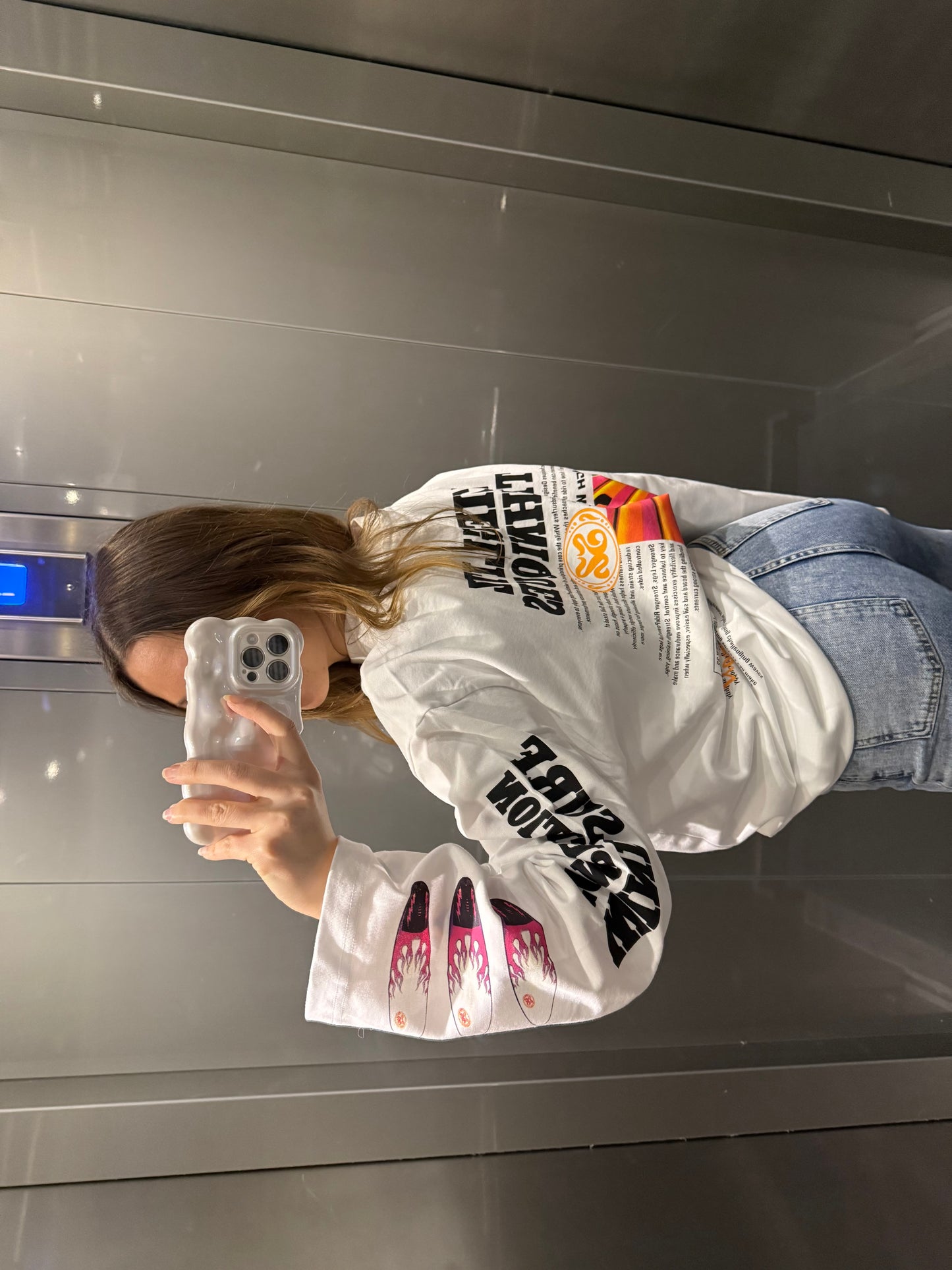 T-shirt manches longues Monica Wide Skate