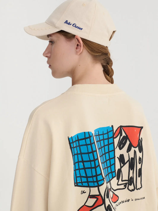 Sweatshirt Dog Friendship