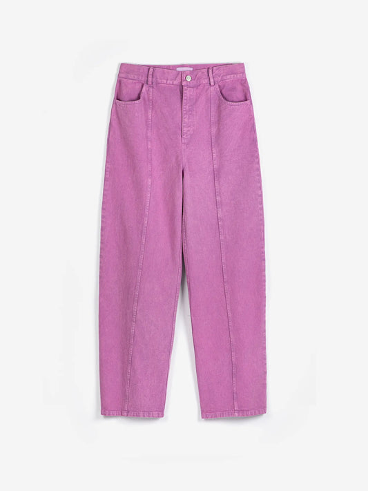Pantalon bootcut rose