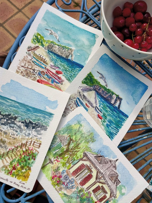 Atelier Aquarelle 27/09/25 Souvenirs de vacances