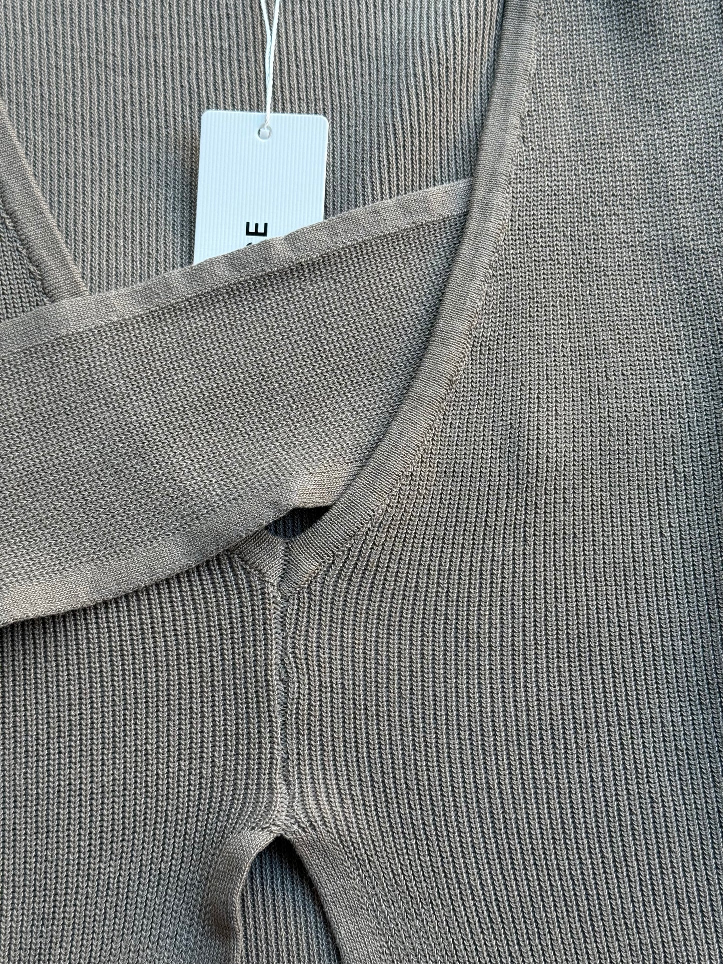 Top en maille croisé
