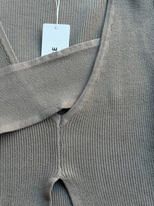 Top en maille croisé