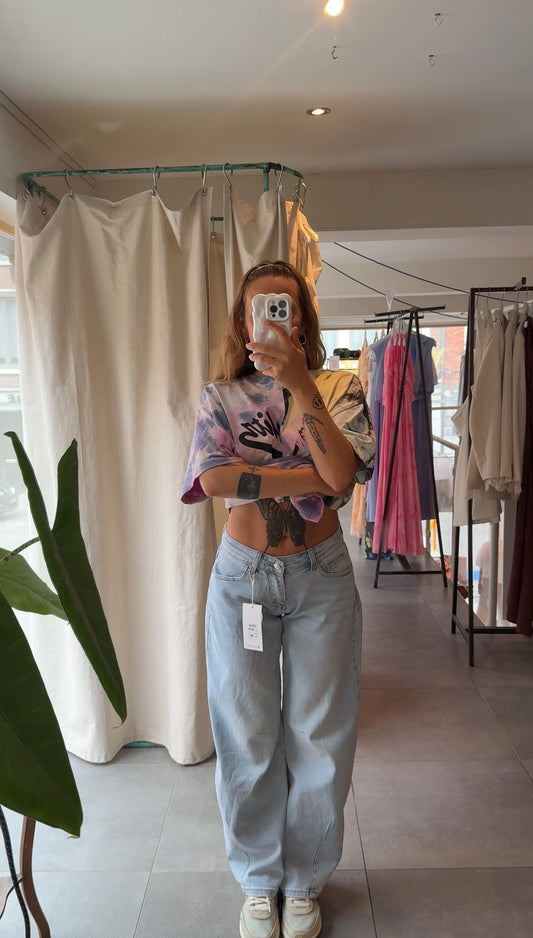 Jean Balloon Fit Taille Basse