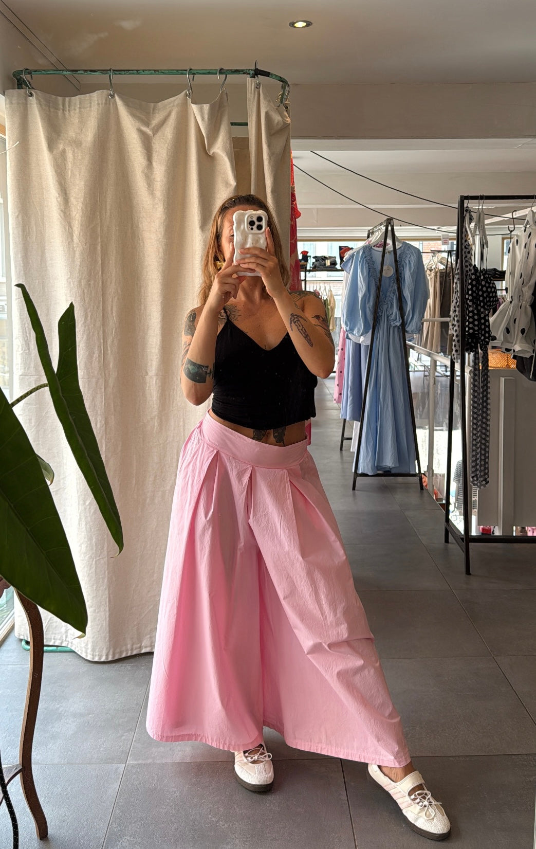 Pantalon Oversize En Popeline (2 coloris)