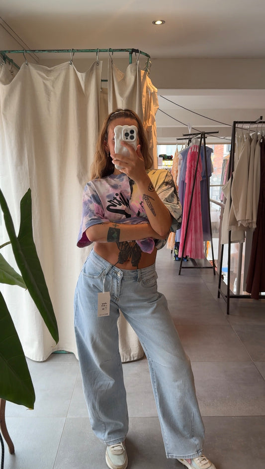 Jean Balloon Fit Taille Basse