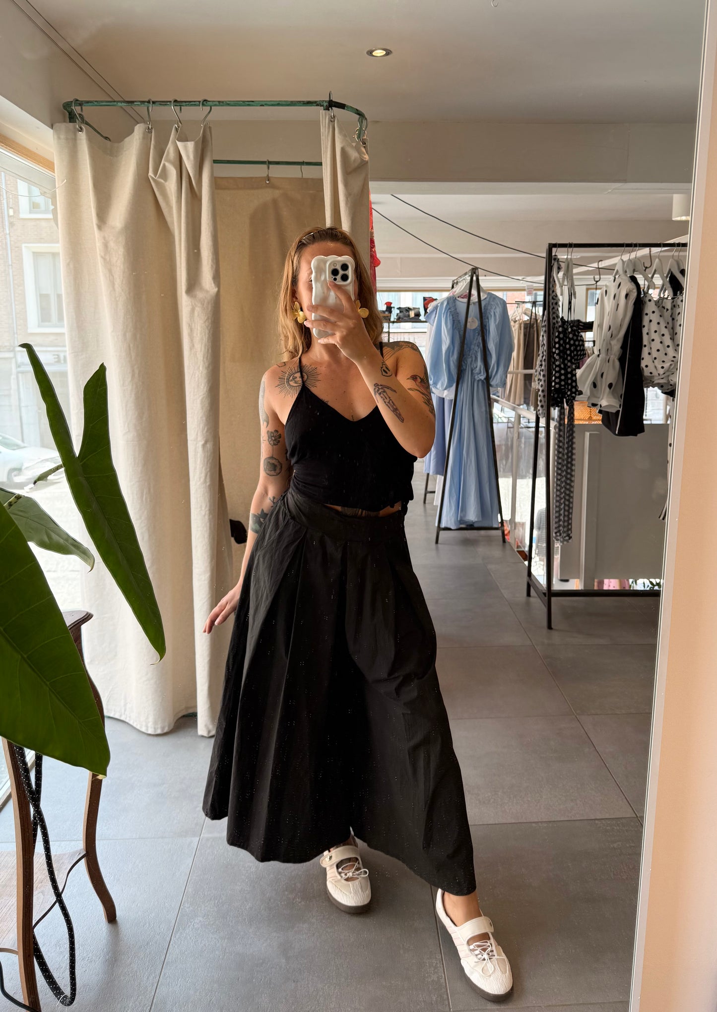 Pantalon Oversize En Popeline (2 coloris)