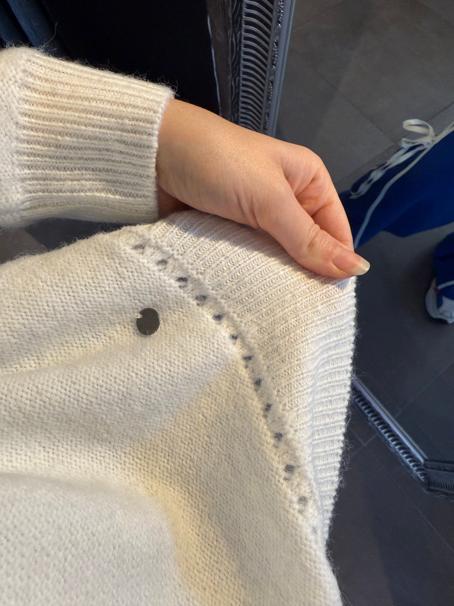 Pull col rond en maille