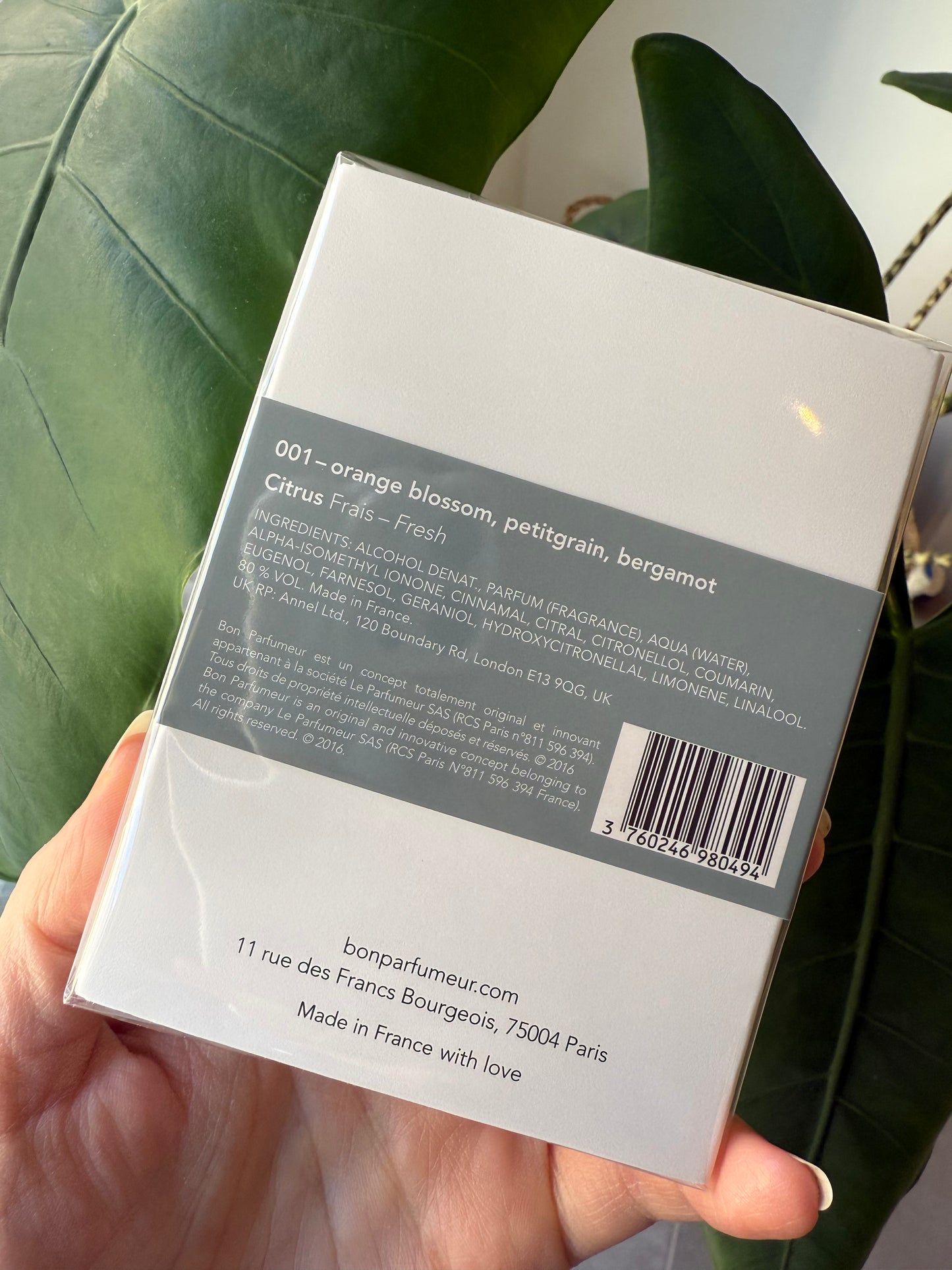 Eau de parfum 001