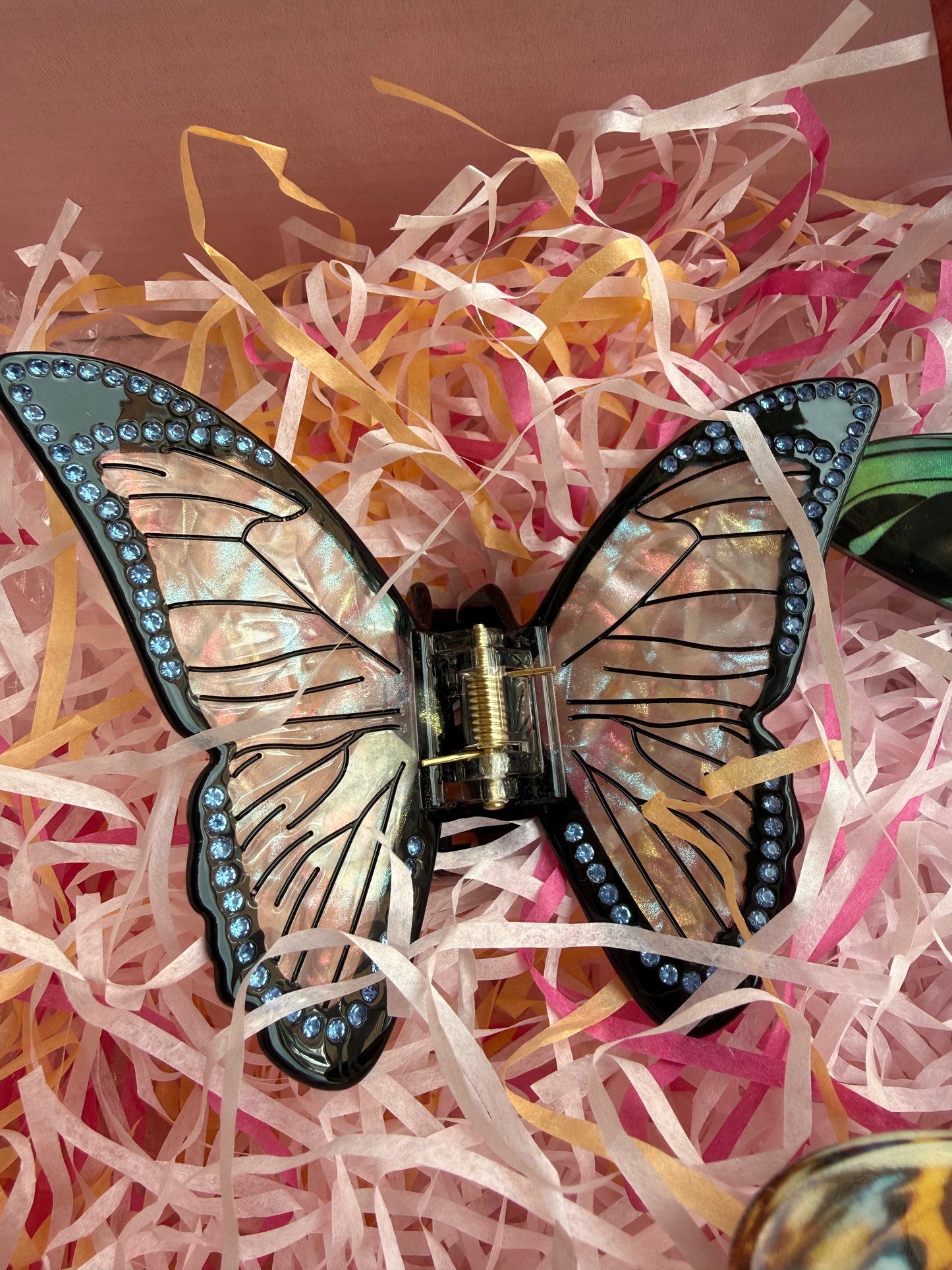 Pince Papillon Rina strass