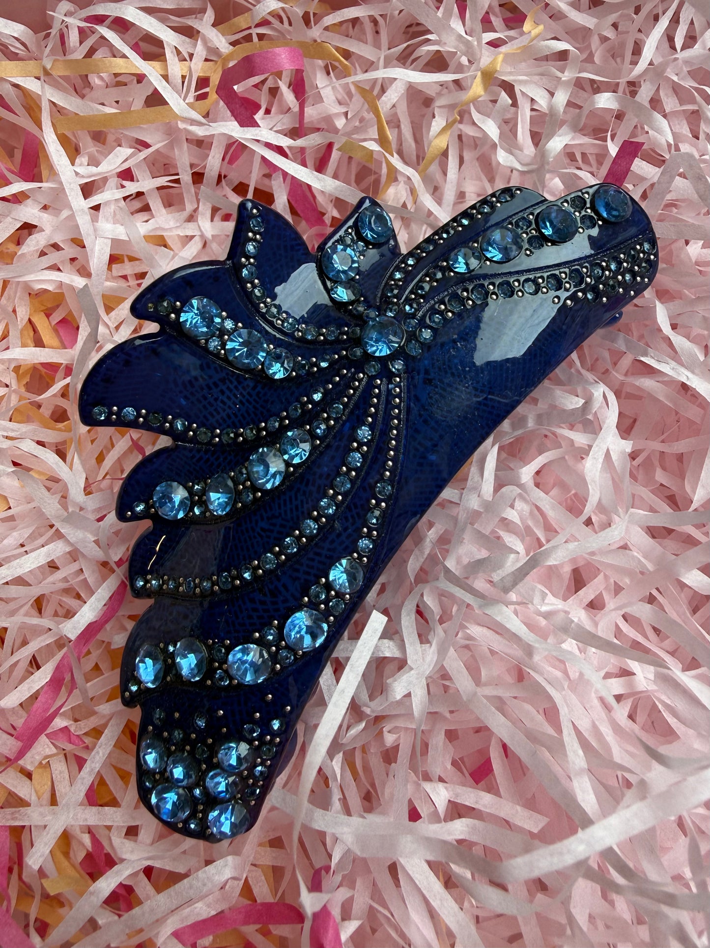 Pince Chloe bleu nuit