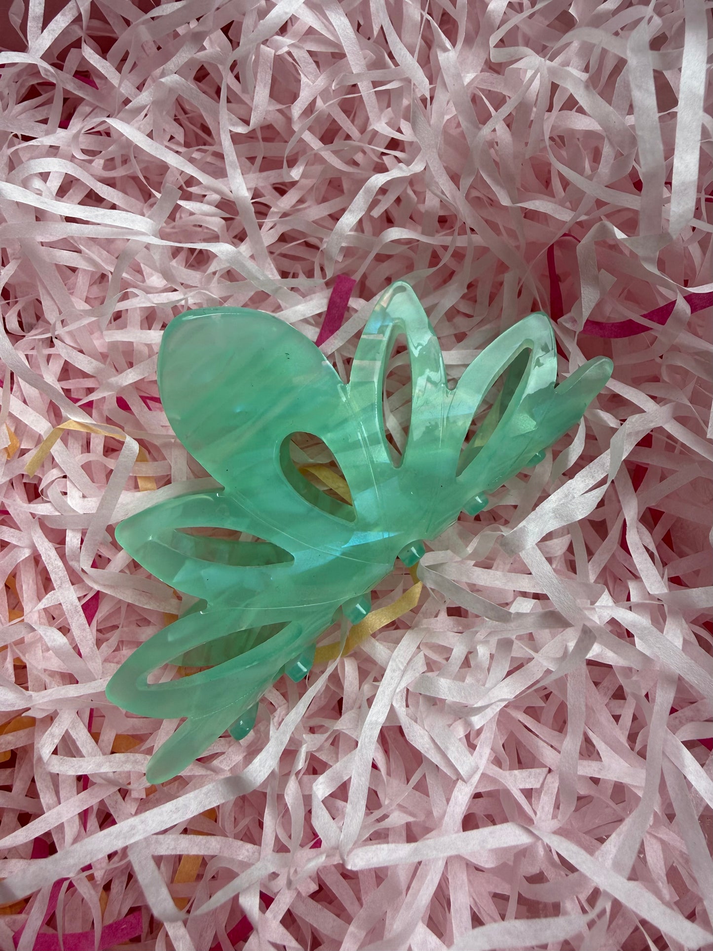 Pince Mila vert d'eau