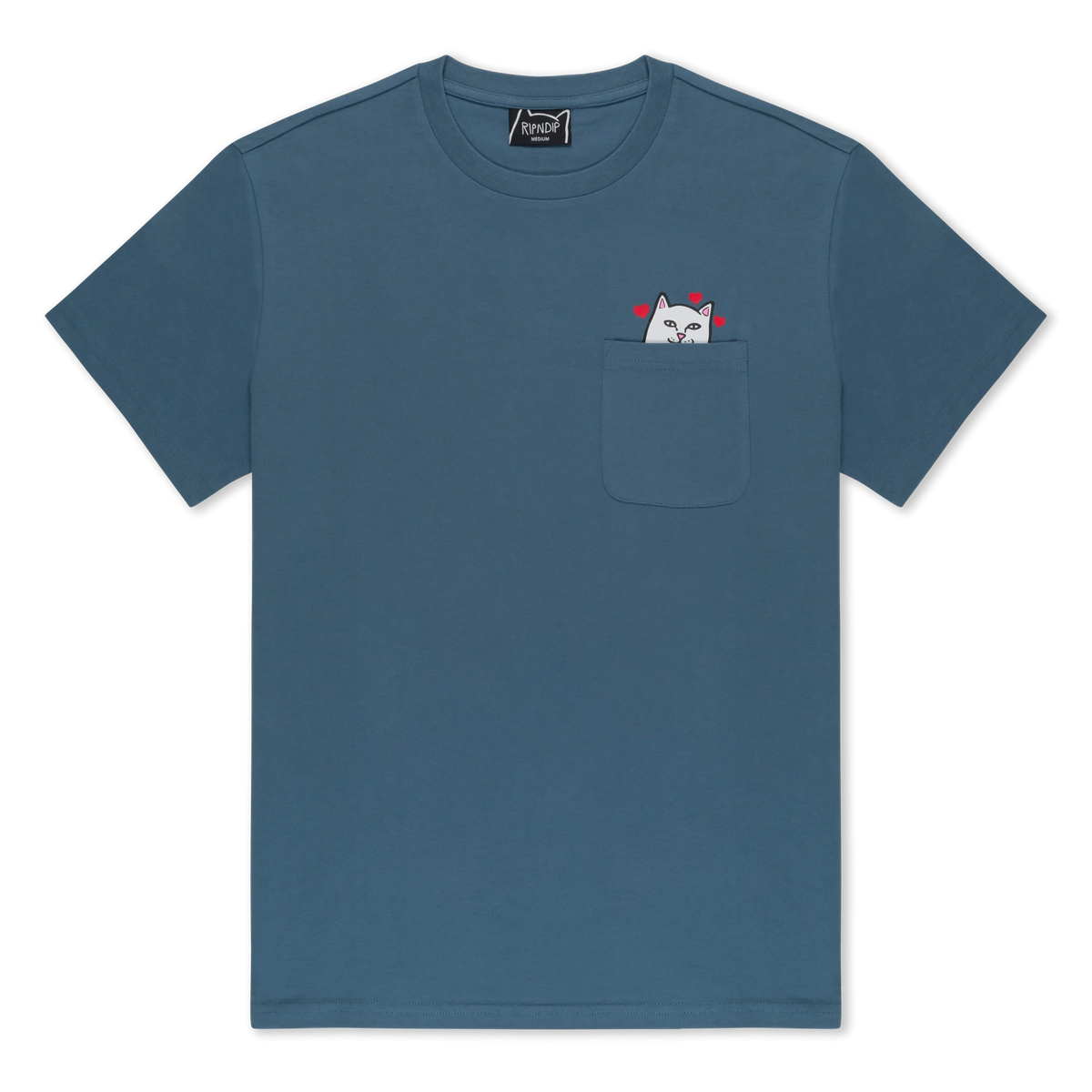 Ripndip Nermal Loves Pocket Tee (Slate)