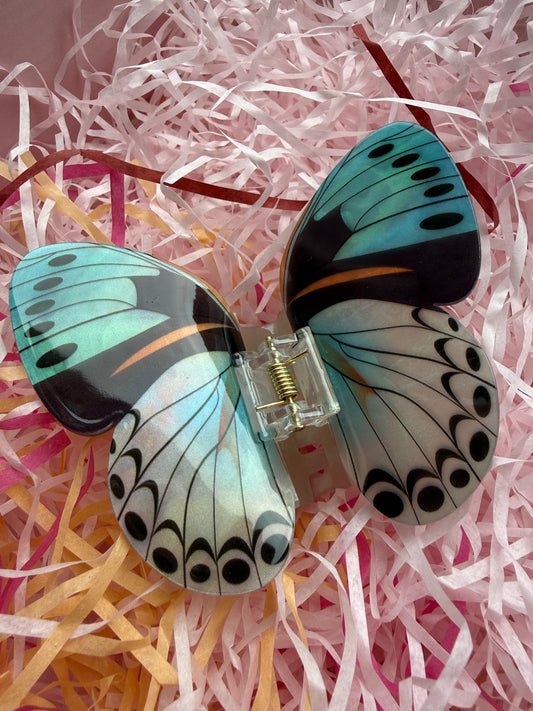 Pince Papillon bleu