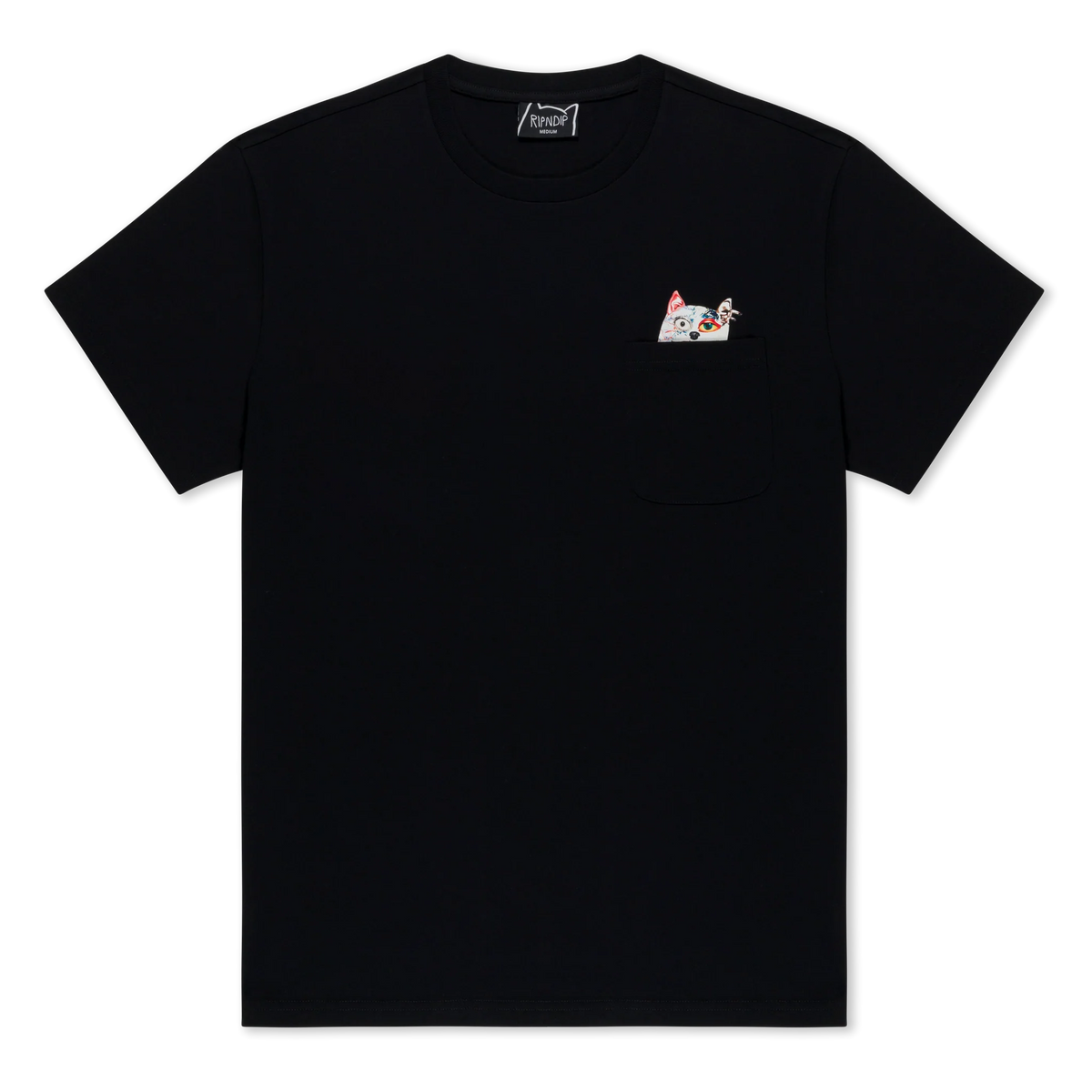 Ripndip Lord Nermal Collage Pocket Tee (Black)