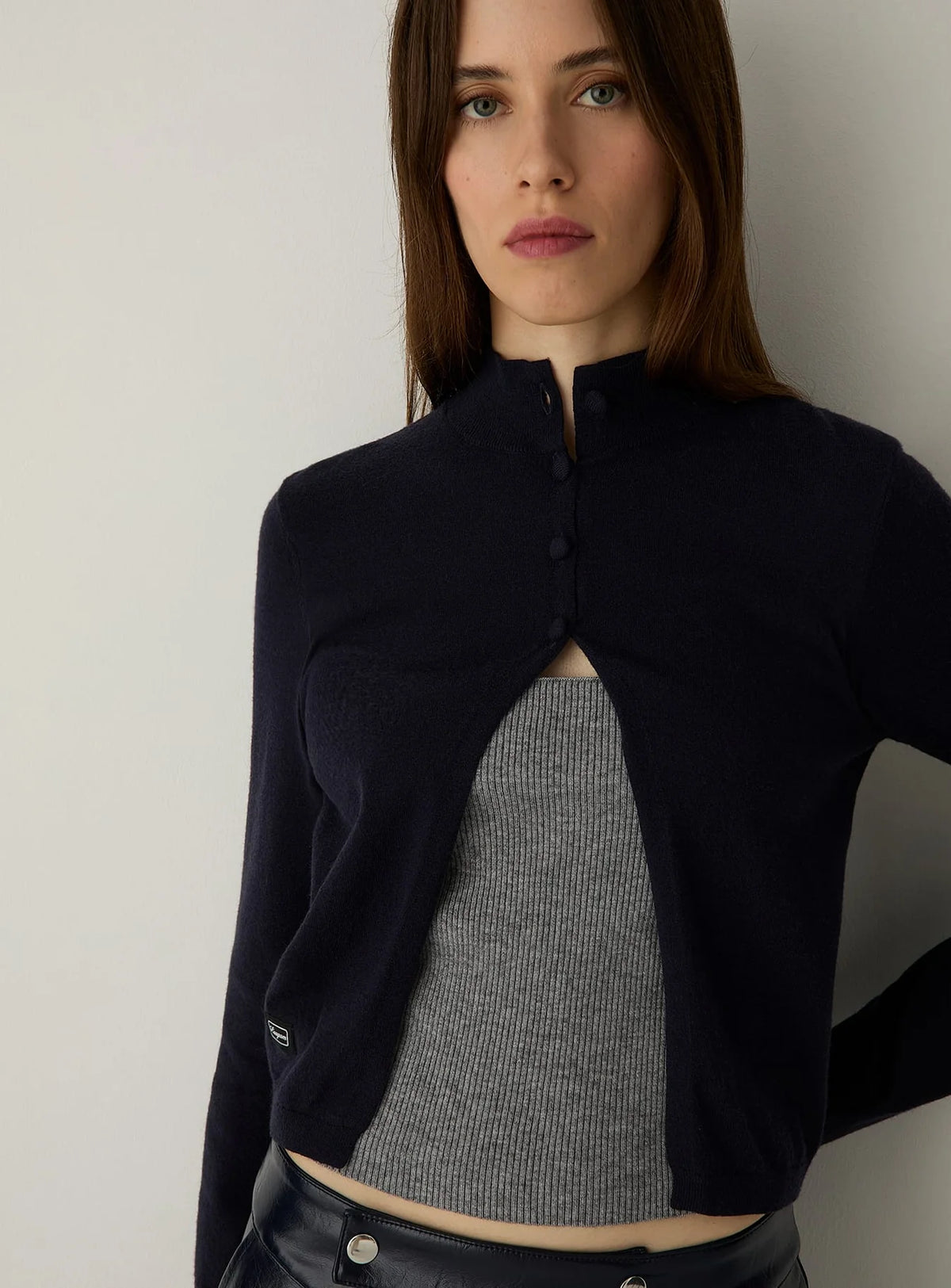 Halsey Navy Cardigan Laagam