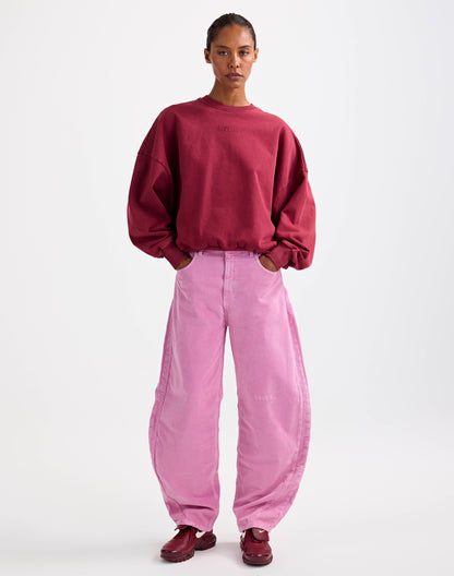 Pantalon velours rose Mimi