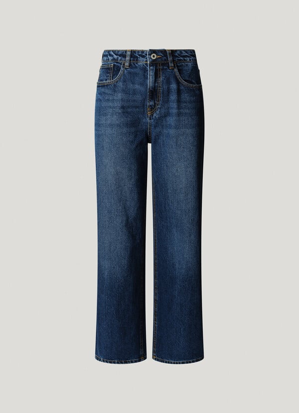 Denim Straight Lexa Bleu marine