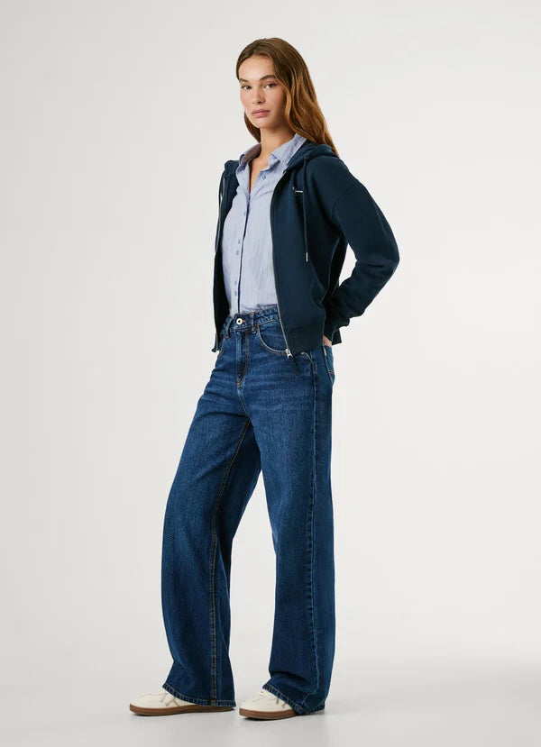 Denim Straight Lexa Bleu marine