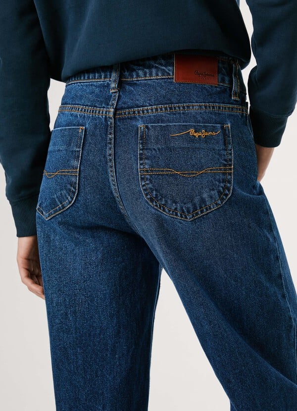 Denim Straight Lexa Bleu marine