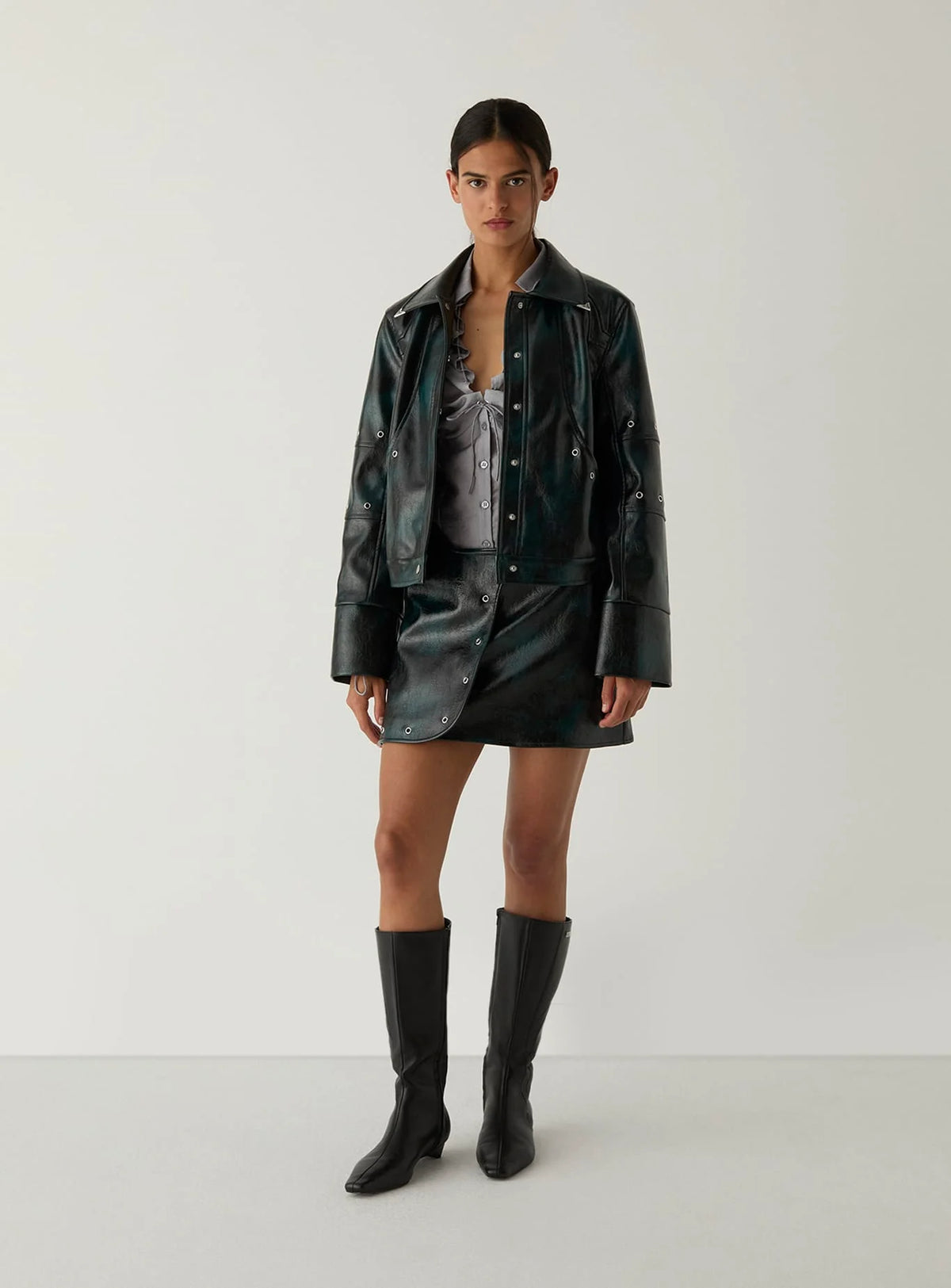 Thea Green Jacket Laagam
