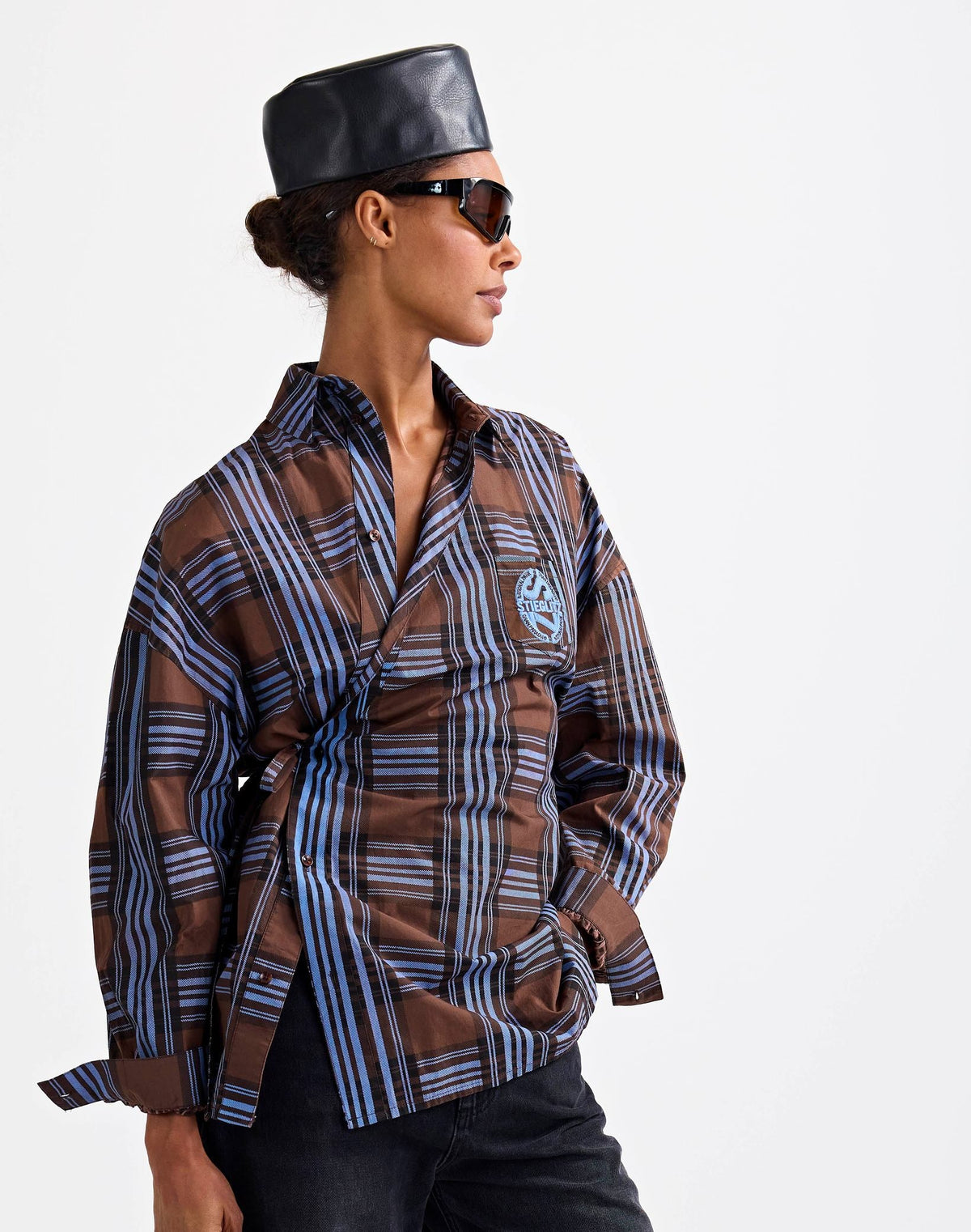 Stieglitz Zita Wrap Blouse | Brown