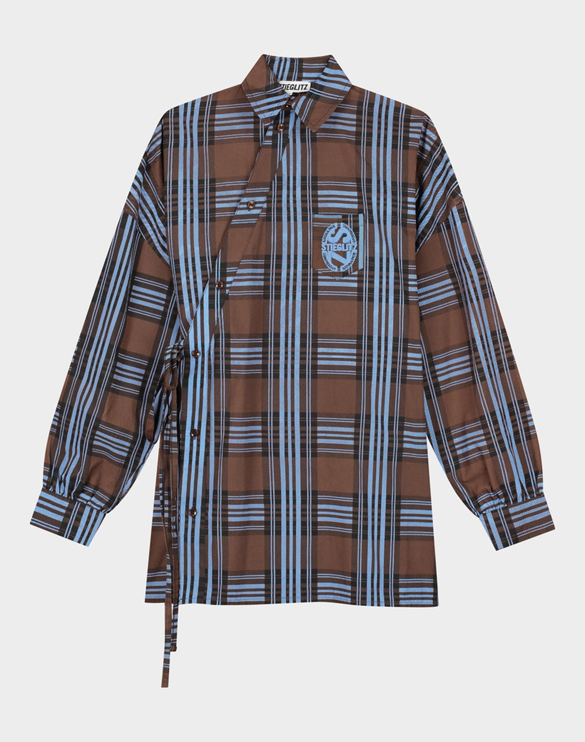 Stieglitz Zita Wrap Blouse | Brown