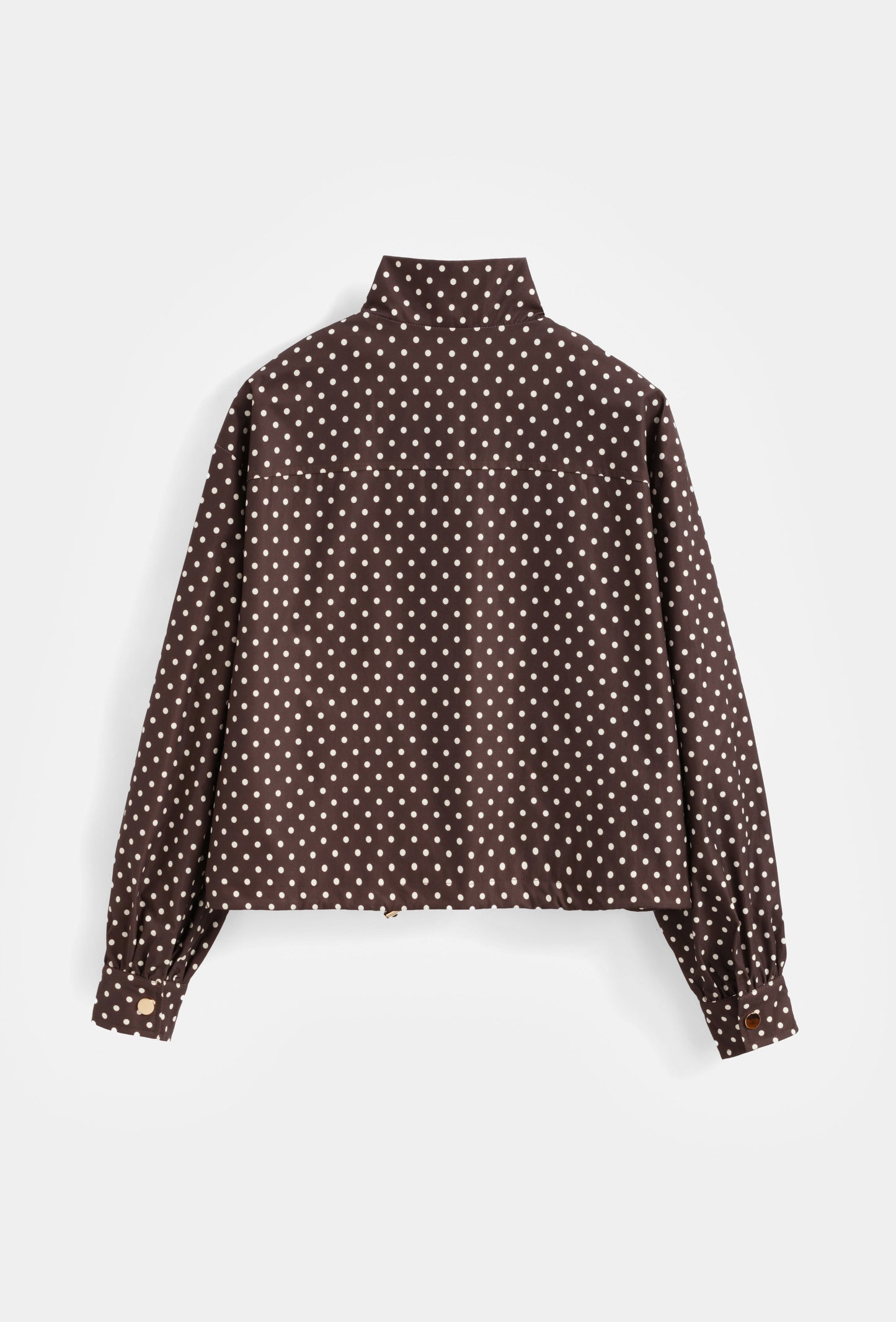 Blouson court à pois
