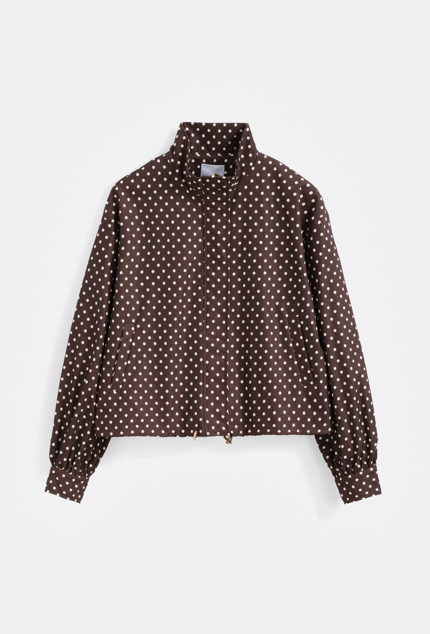 Blouson court à pois