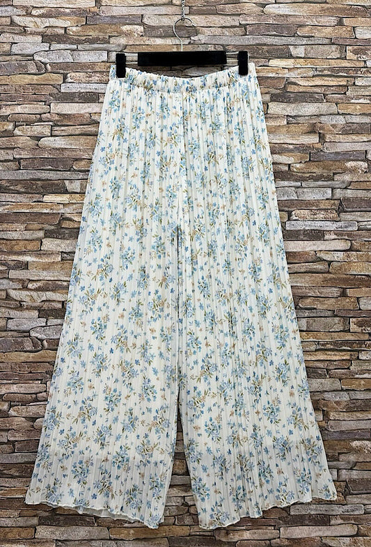 Pantalon plissé avec doublure (3 coloris)
