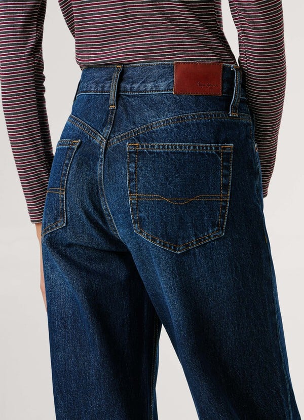 Denim Straight Robyn bleu marine