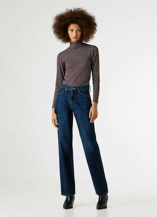 Denim Straight Robyn bleu marine