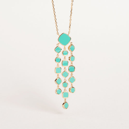 Collier Alba Email Turquoise